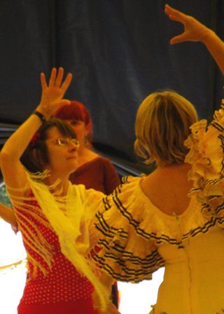 Cours de Flamenco, Vacances en famille, Danse collective en ligne