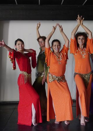 Foulard oriental pour cours de danse 