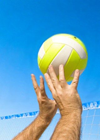 Cours de Volley ball, Vacances en famille, Sport