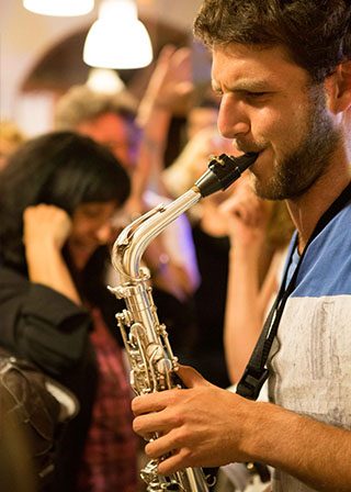 Cours Saxo Impro ~ C.P., Vacances en famille, Cours saxo-trompette-flûte